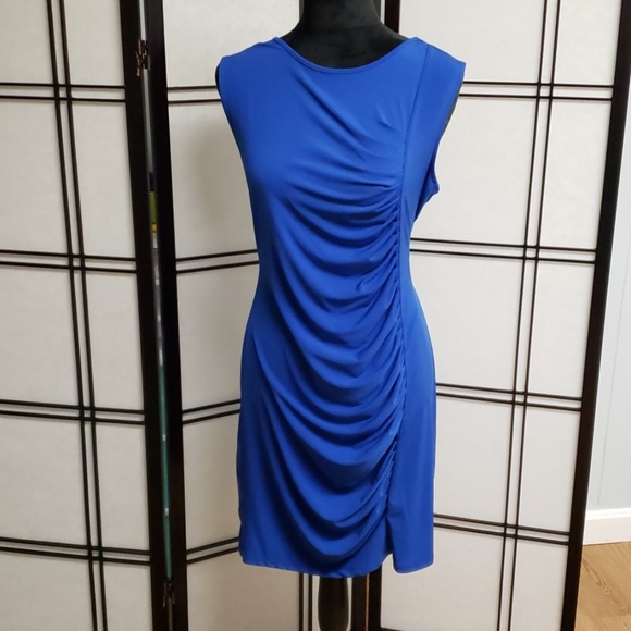 michael kors royal blue dress